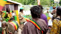 Nyabinghi Drumming and on Bob Marley Day 2013