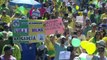 Cariocas protestam contra Dilma Rousseff em dia de sol no Rio