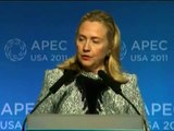 Secretary Clinton Delivers Remarks at APEC 2011 Press Availability