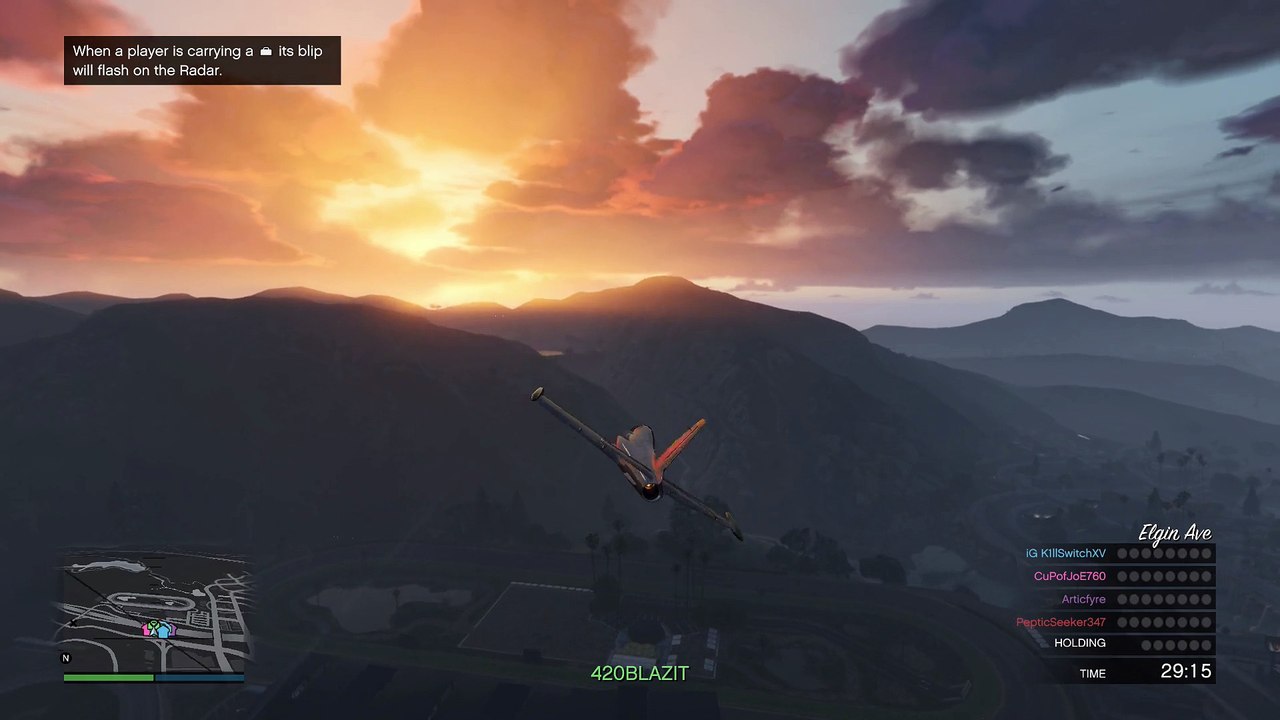 GTA Online gameplay: Capture in "420BLAZIT"