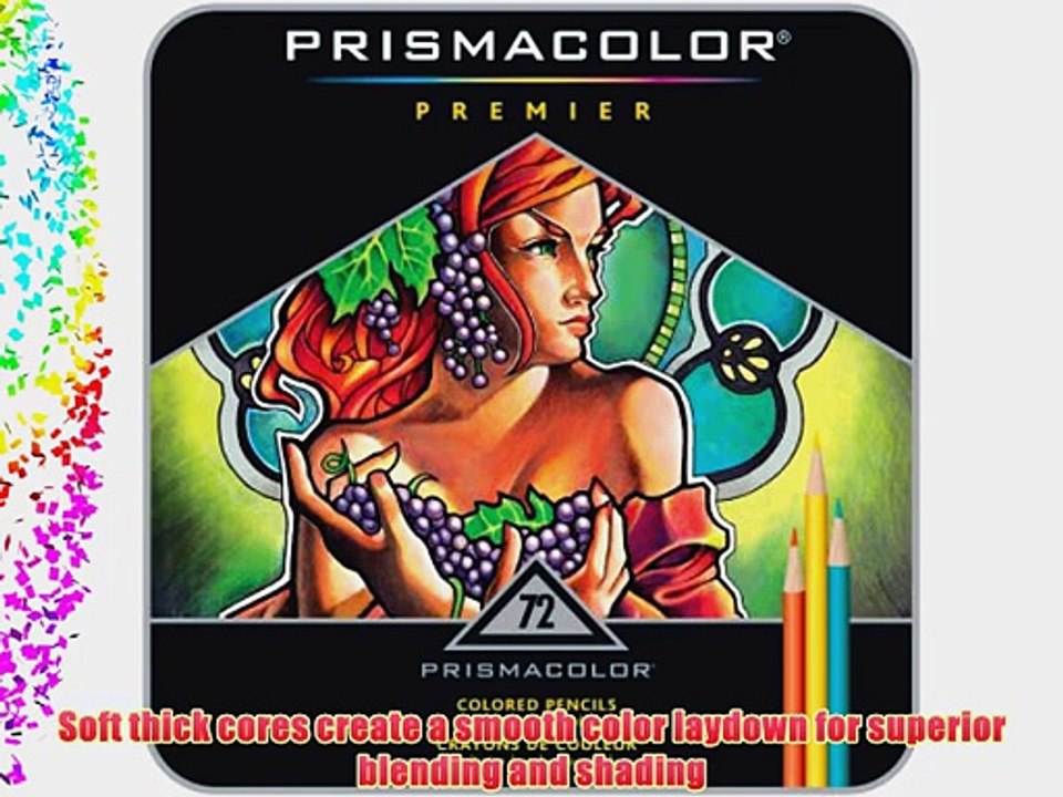 Sanford Prisamcolor Set bestehend aus 72 Holzstiften verschiedener Farben