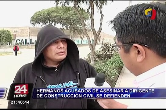 Hermanos acusados de asesinar a dirigente de construcción civil se defienden