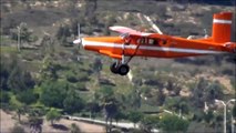 Clay Lacy at the controls of his 1968 Fairchild Pilatus PC-6 Turbo Porter N344CL Camarillo CA. 2013