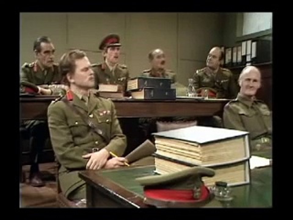 Monty Python - Trivializing the war / Courtmartial