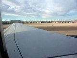 United Boeing 757-200 Wing View Takeoff