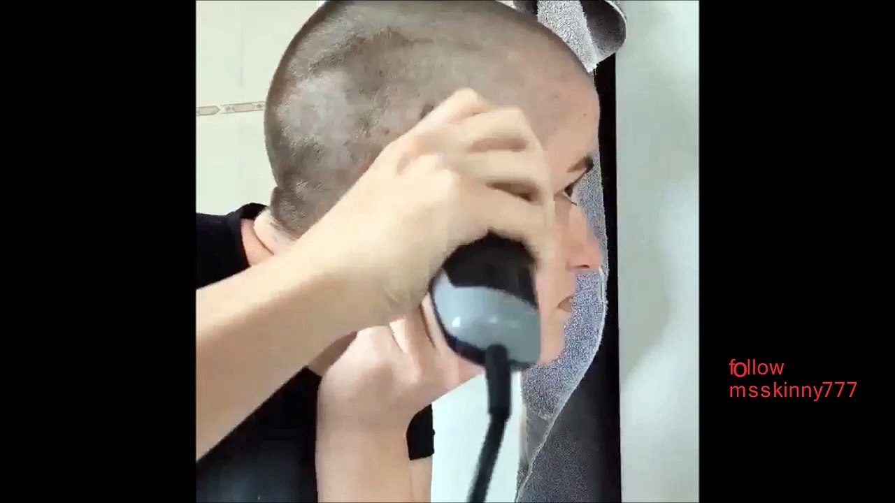 shaving my head