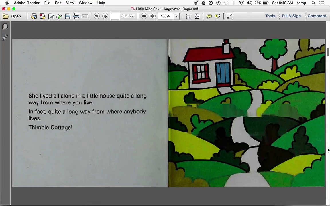 Little Miss Shy (read aloud)