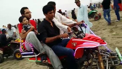 Ziyaan enjoying @ seaview beach