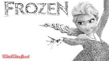 Frozen Elsa Draw Painting ☺ vídeos de Frozen Elsa imagen colorear | Disney Frozen Elsa colors Draw