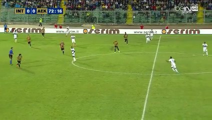 Inter Milan v AEK Athens 0-0 Highlights 16-08-2015