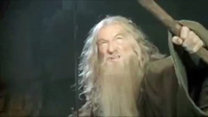 DOPPIAGGIO "la compagnia dell'anello" Gandalf vs Balrog