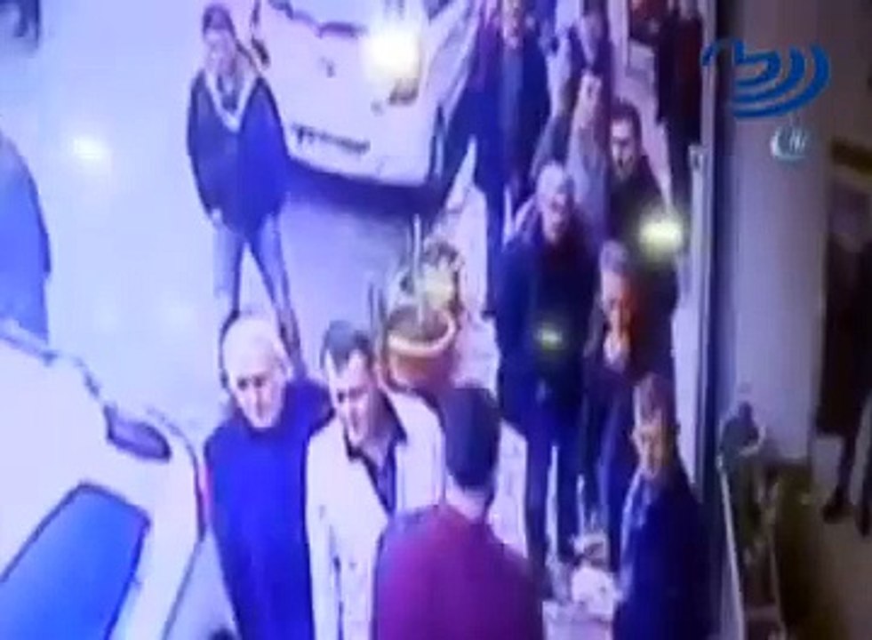 İstanbul'daki cinayet anı böyle görüntülendi