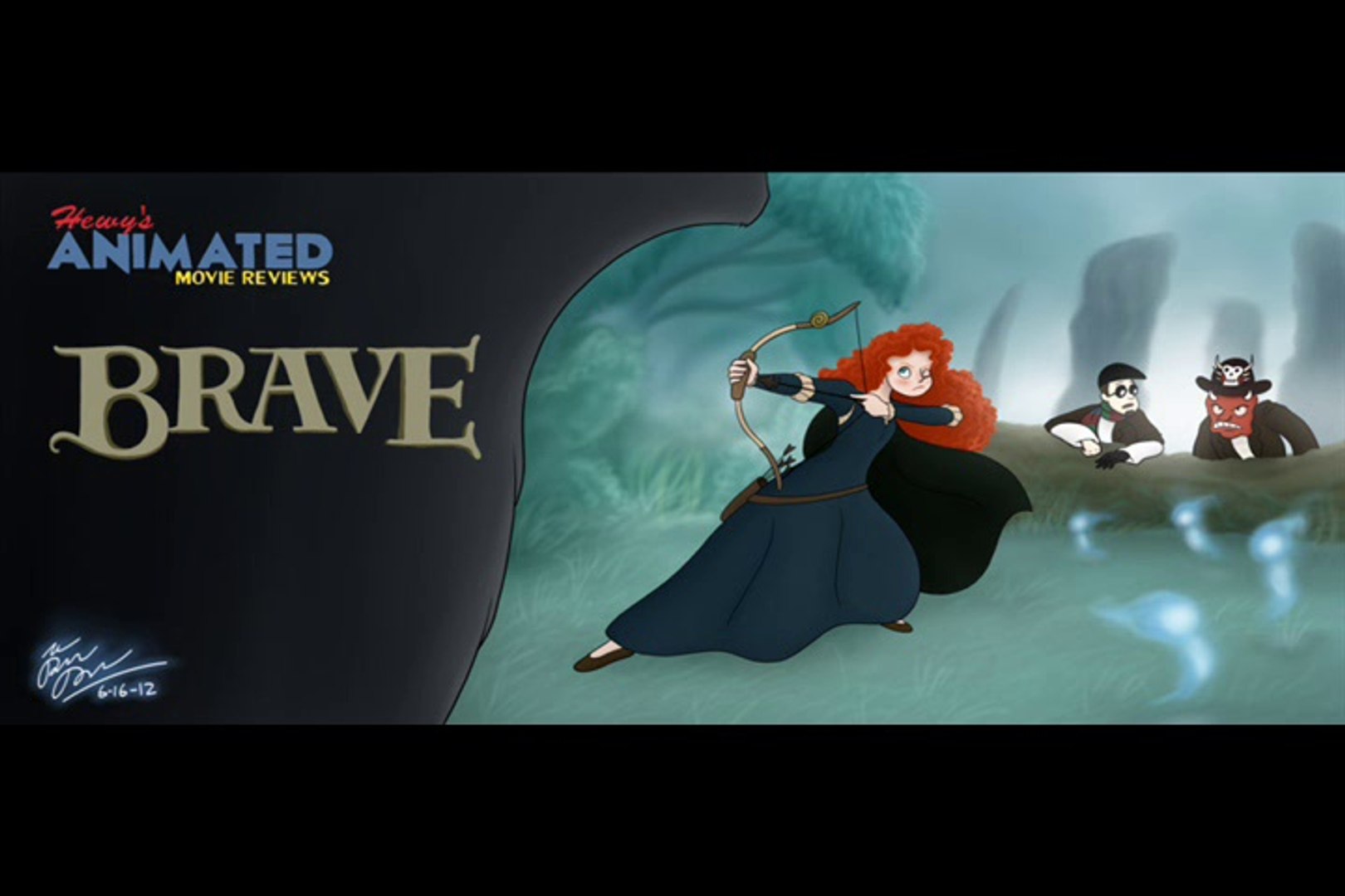 Hewy's Animated Movie Reviews #53 Brave - video Dailymotion