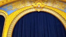 Theater curtains and stage curtain track for the Ukrainian Cultural Center in Los Angeles