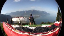Extreme paragliding