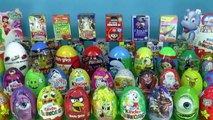 Huge 105 Huevos Sorpresa Pocoyo PeppaPig MonsterHigh Disney Frozen Play-Dough Cookie Monster Cars 2