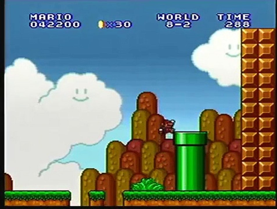 Super Mario All-Stars: The Lost Levels - World 8-2