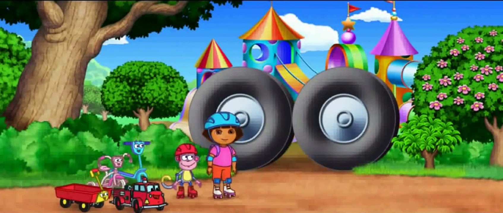 Dora The Explorer - Full English Game Episodes for Children - Roller Skate Adventure