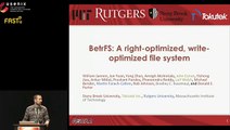BetrFS: A Right-Optimized Write-Optimized File System