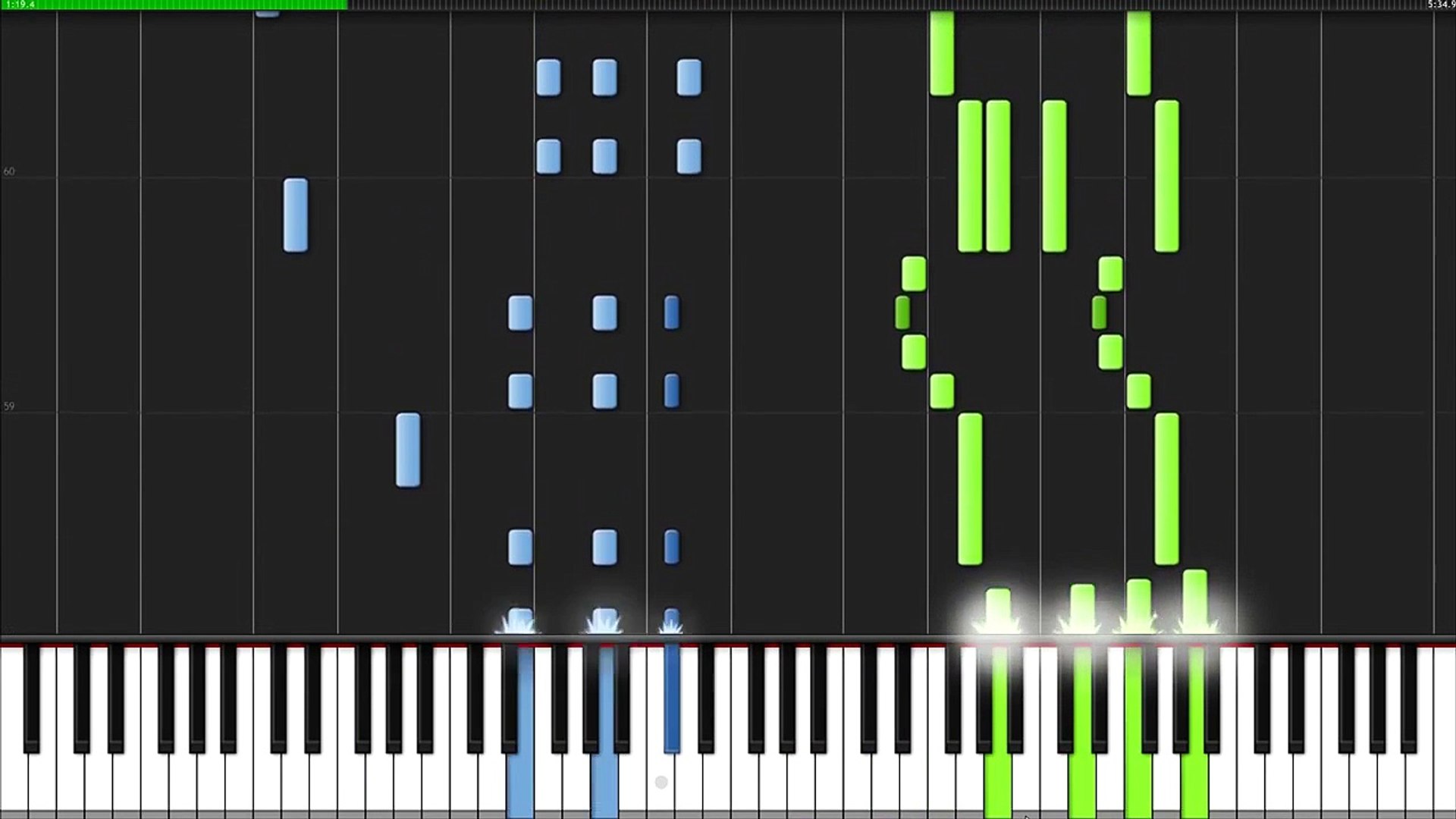Howl's Moving Castle Theme - Howl's Moving Castle [Piano Tutorial]  (Synthesia) // Kyle Landry - video Dailymotion