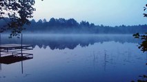 Lake fog before sunrise - minong wi