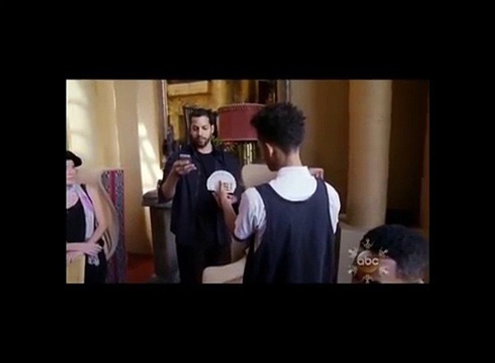 David Blaine 2014 real or magic - Performanced card trick to Jaden Smith TUTORIAL! REVEALED!