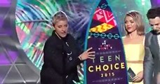 Teen Choice Awards: Ellen DeGeneres dio emotivo discurso al ganar