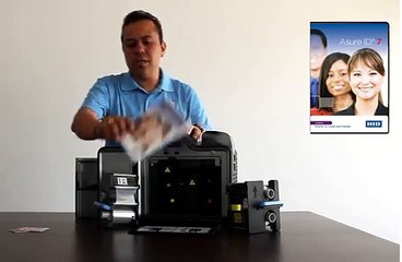 Impresora de Tarjetas Fargo HDP5000 Retransferencia y Laminador, ID CONSULTANTS