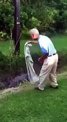 Guy tries to get his golfball back from a crocodile, it doesn't go well