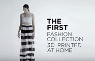 Así luce la primera colección de ropa realizada con una impresora 3D