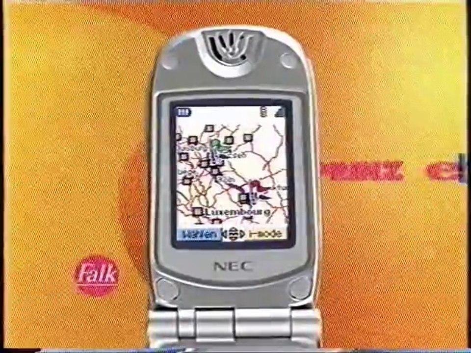 Handy- und Computer-Werbung aus 2002