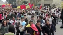 Manifestaciones en Bogotá por reforma a la ley 30