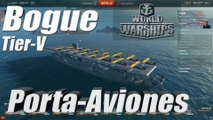 World of Warships Porta-Aviones Bogue Tier - V