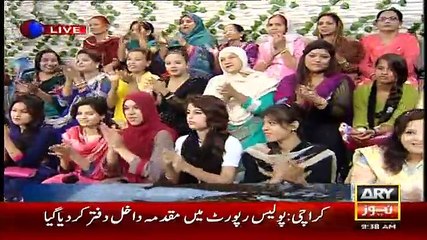The Morning Show With Sanam Baloch on ARY News Part 2 - 17th August 2015