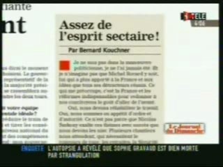 Kouchner torpille Royal pour Sarko