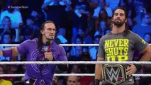 Seth Rollins _ Kevin Owens take down Neville _ Cesaro_ SmackDown, Aug. 13, 2015 WWE On Fantastic Videos