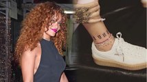 Rihanna se hace un nuevo tatuaje y tiene una cita nocturna sexy