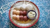 Idli (3 Variations) | Healthy Breakfast / Tiffin Recipe | Kiddie's Corner With Anushruti