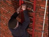 Fred Dibnah laddering a chimney (Part 2)