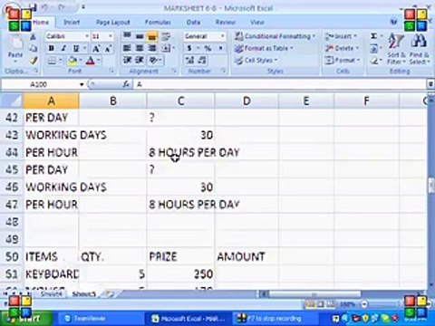 MS-EXCEL 2007 PART9(URDU)
