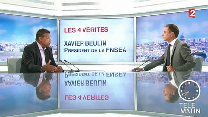 Les 4 Vérités – Xavier Beulin : "Les opérateurs doivent tenir leurs engagements"