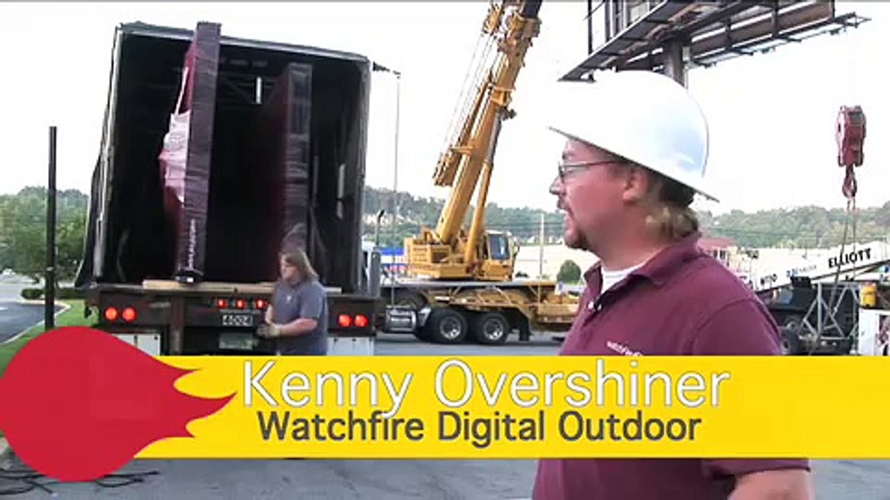 Watchfire Digital Outdoor Billboard Installation Video
