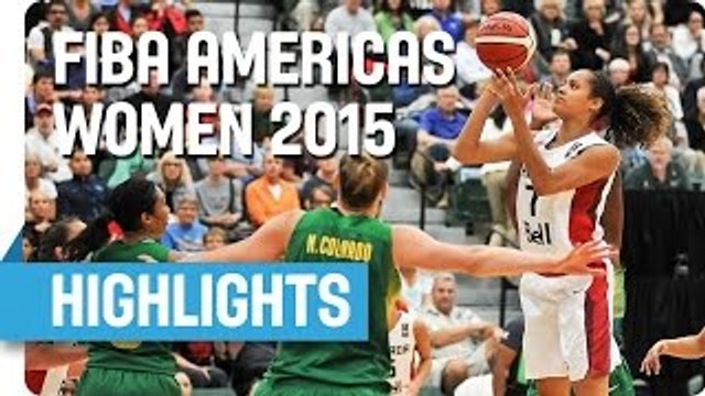 Canada v Brazil - Game Highlights - Semi-Final 2 - 2015 FIBA Americas Women's Championship