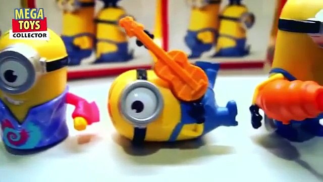 COMPLETE MINIONS 2015 MCDONALD'S HAPPY MEAL TOYS! Minions toys for kids!