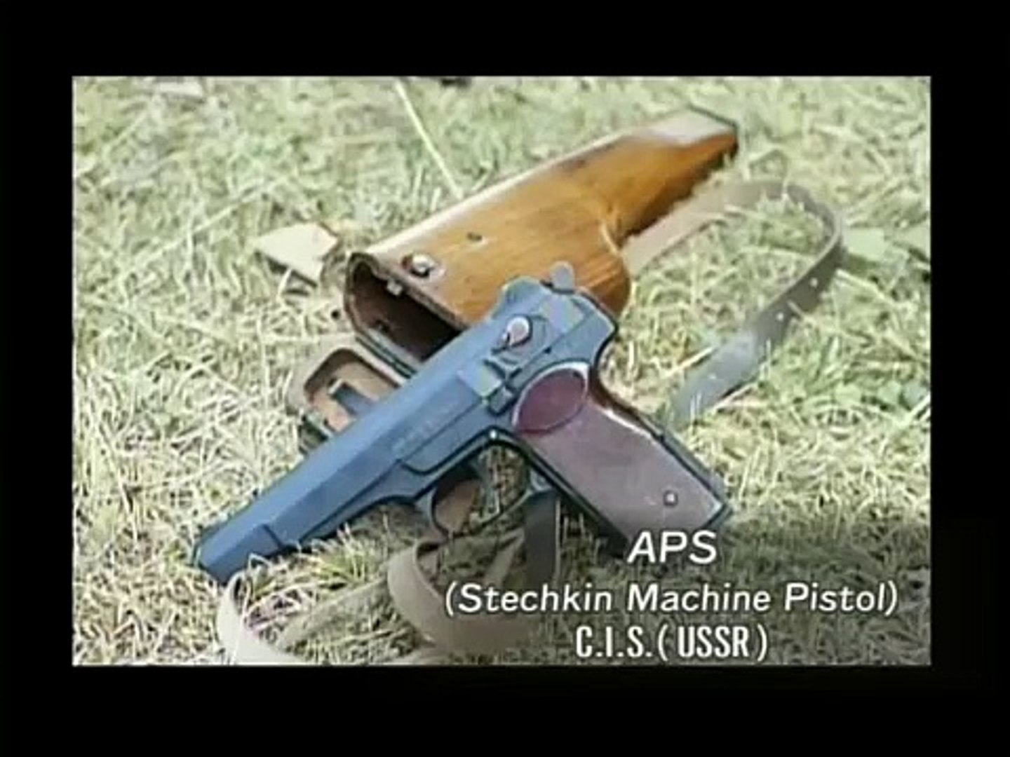 Aps Stechkin Machine Pistol - 