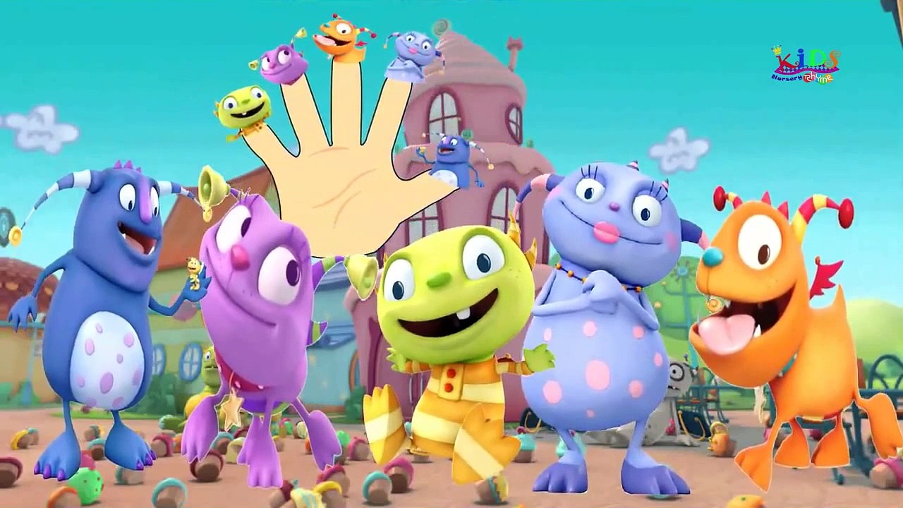 Henry Hugglemonster Finger Family | Finger Family Cartoon Animation Nursery Rhymes For Chi