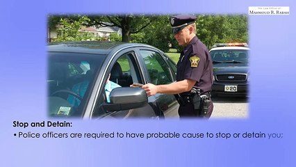 Police Stops A Guide to Understand Your Rights
