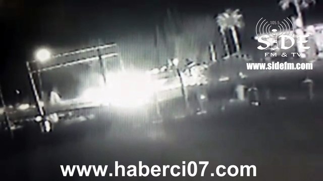 Manavgat'ta 2 Gencin Yanarak Öldüğü Kaza Güvenlik Kamerasında