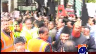 Huge protest against India by Kashmiris and Sikhs in London