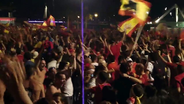 Gol de Iniesta desde Valencia. España campeon del Mundo 2010